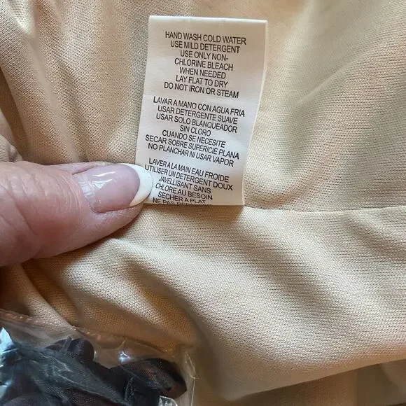 NWT Speechless LaceOverlay Formal/Cocktail/Festive Silver/nude Strapless Dress 9 - Picture 9 of 12